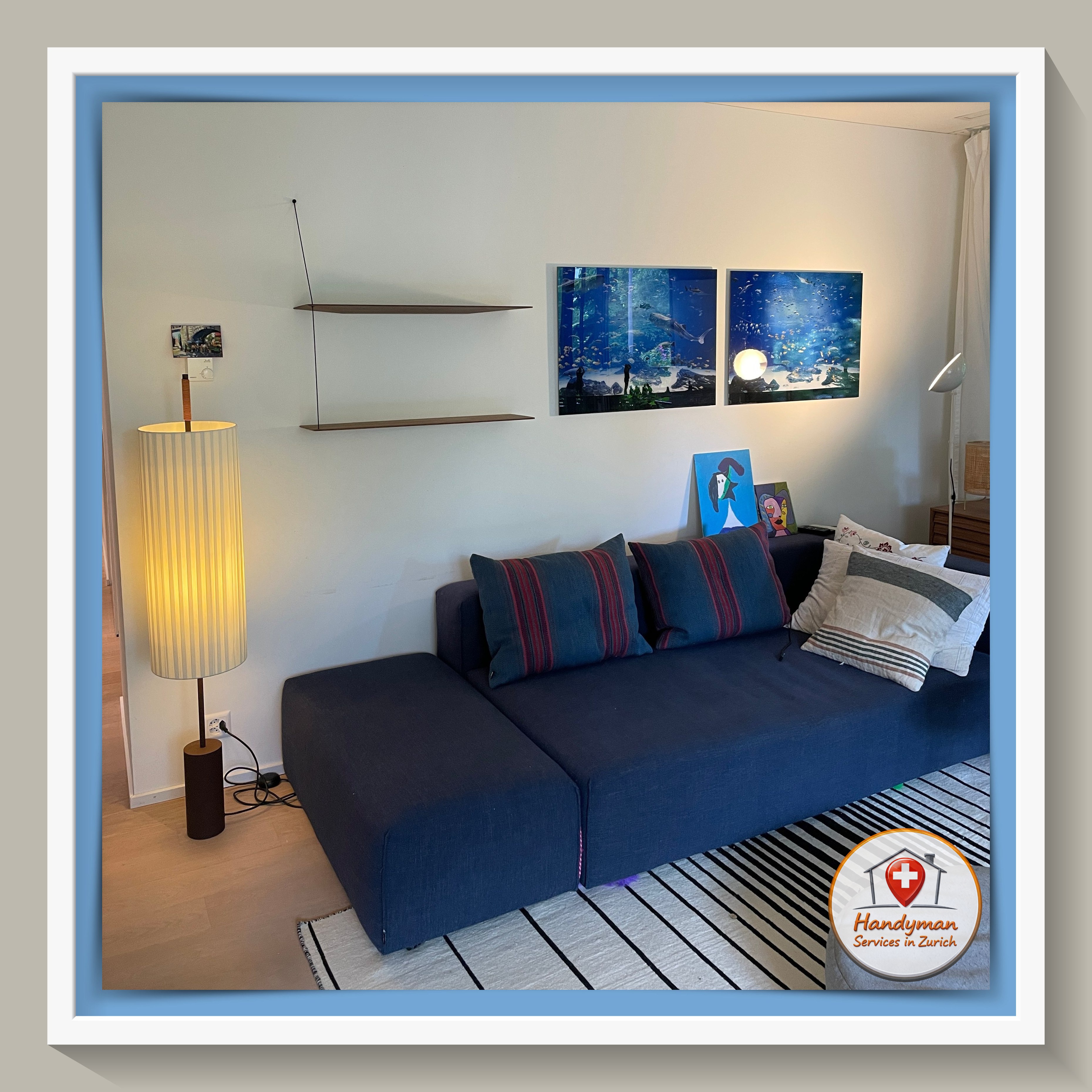 SHELVES (floating style) for your living room