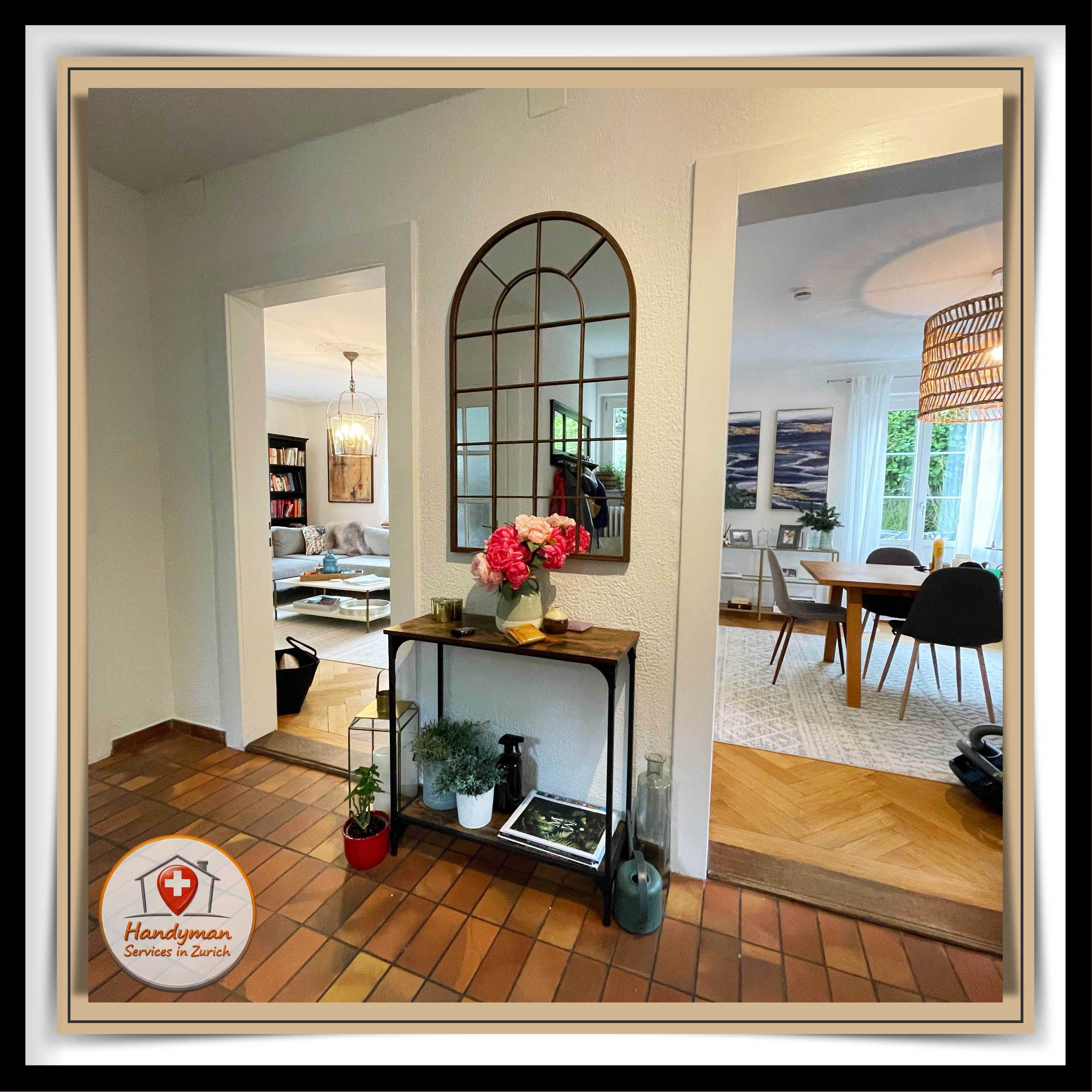Mirror for house entrance