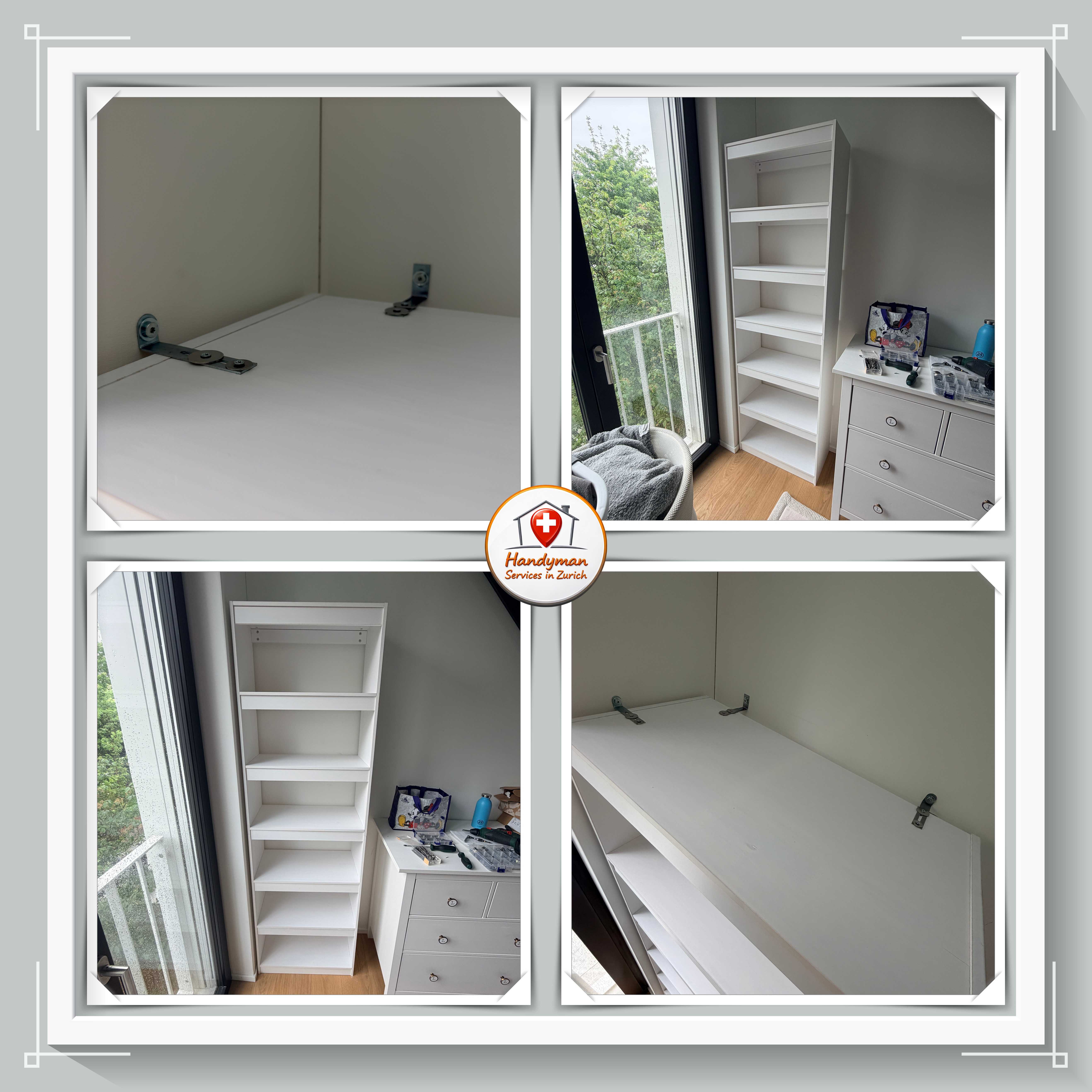 Securing bookshelves