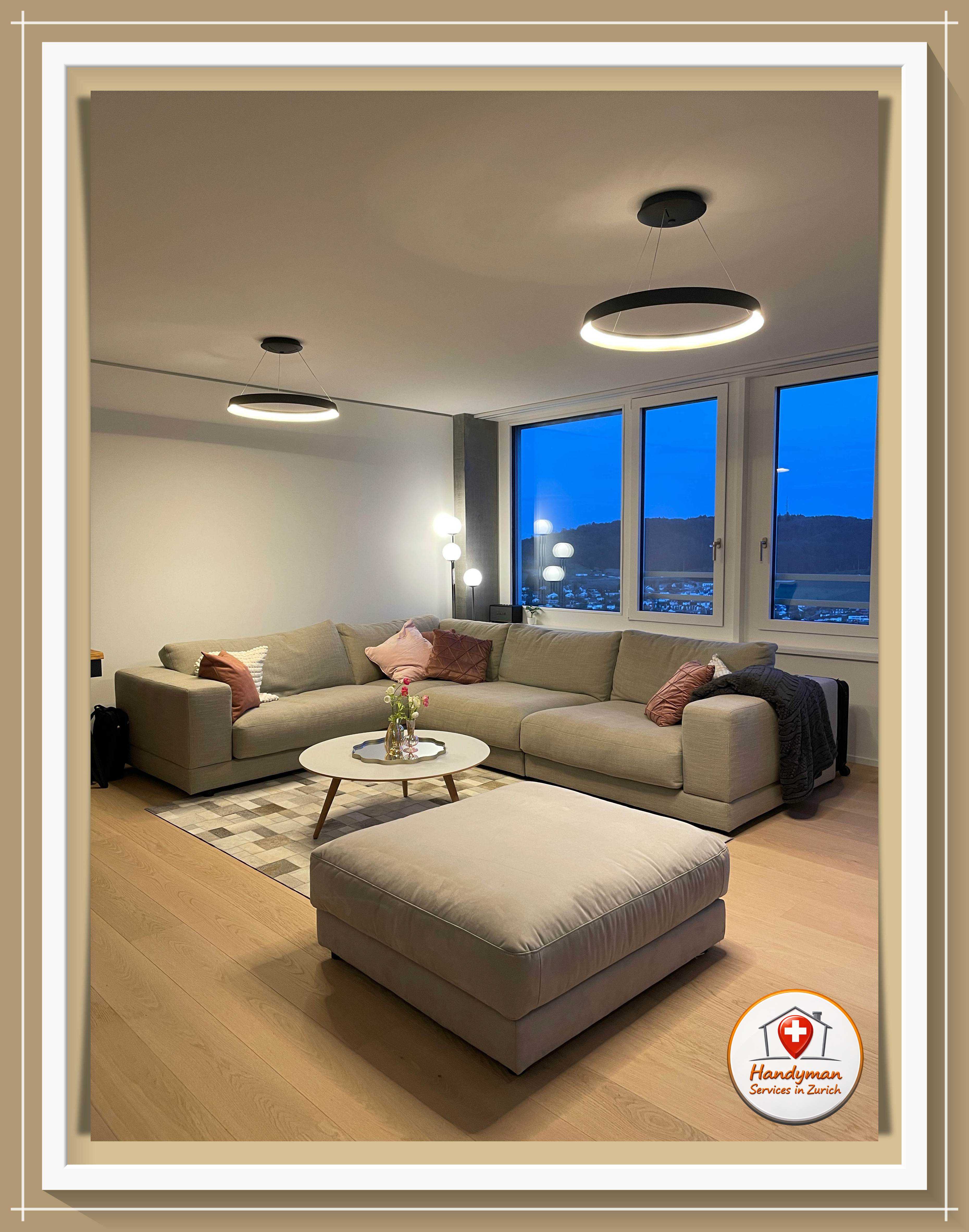 Lights at living room