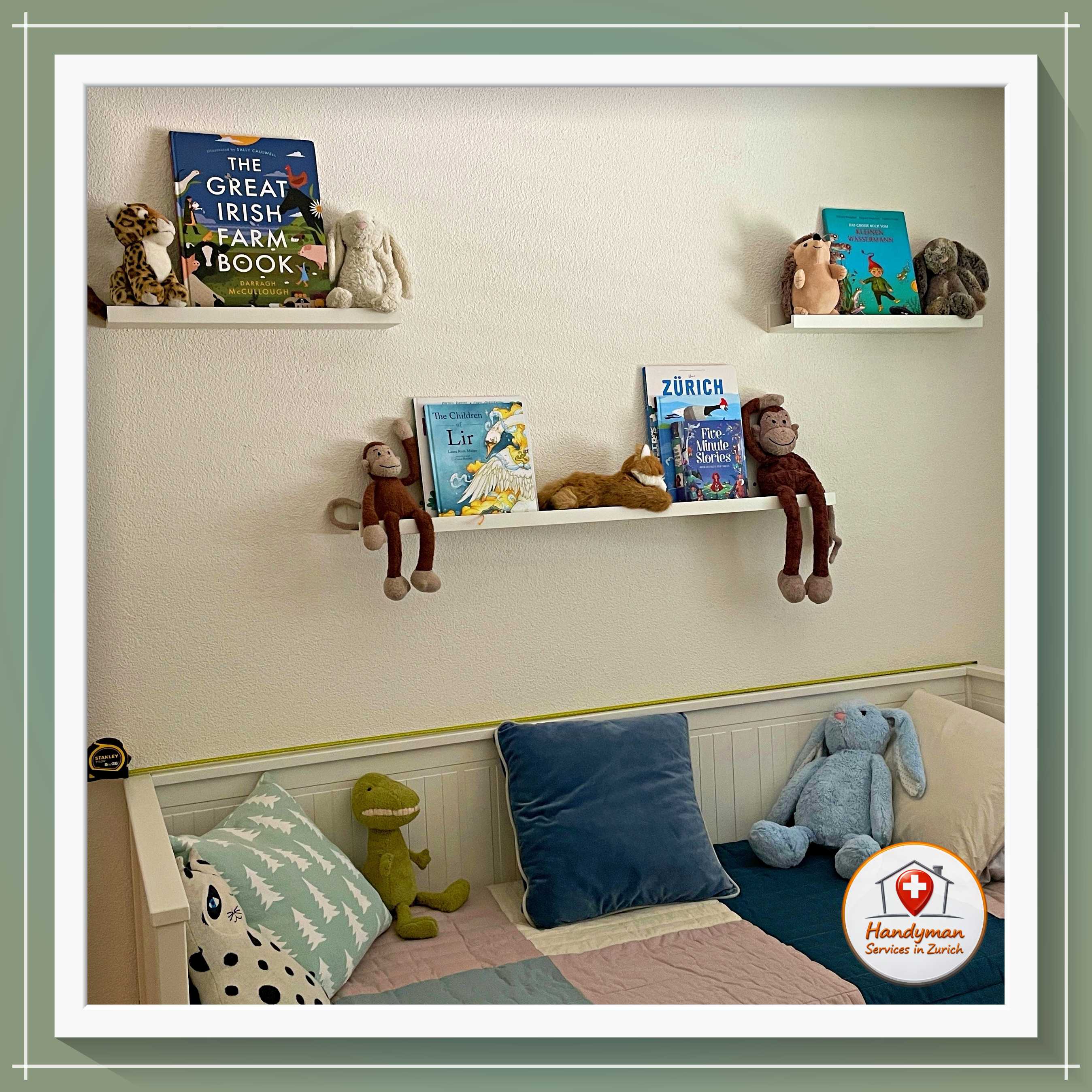One of the best options to organize their books, toys, decor stuff ...