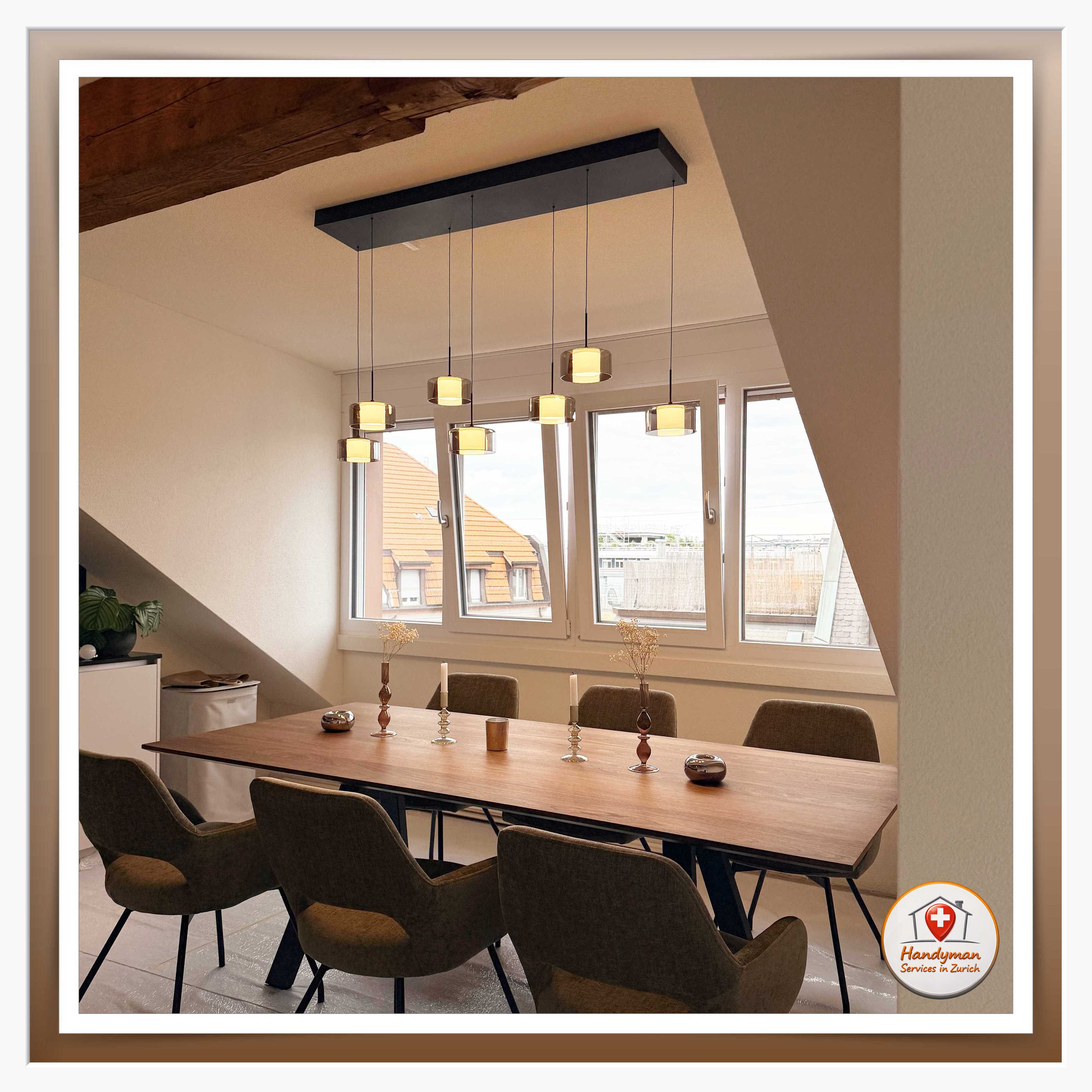 Lights at dinning room