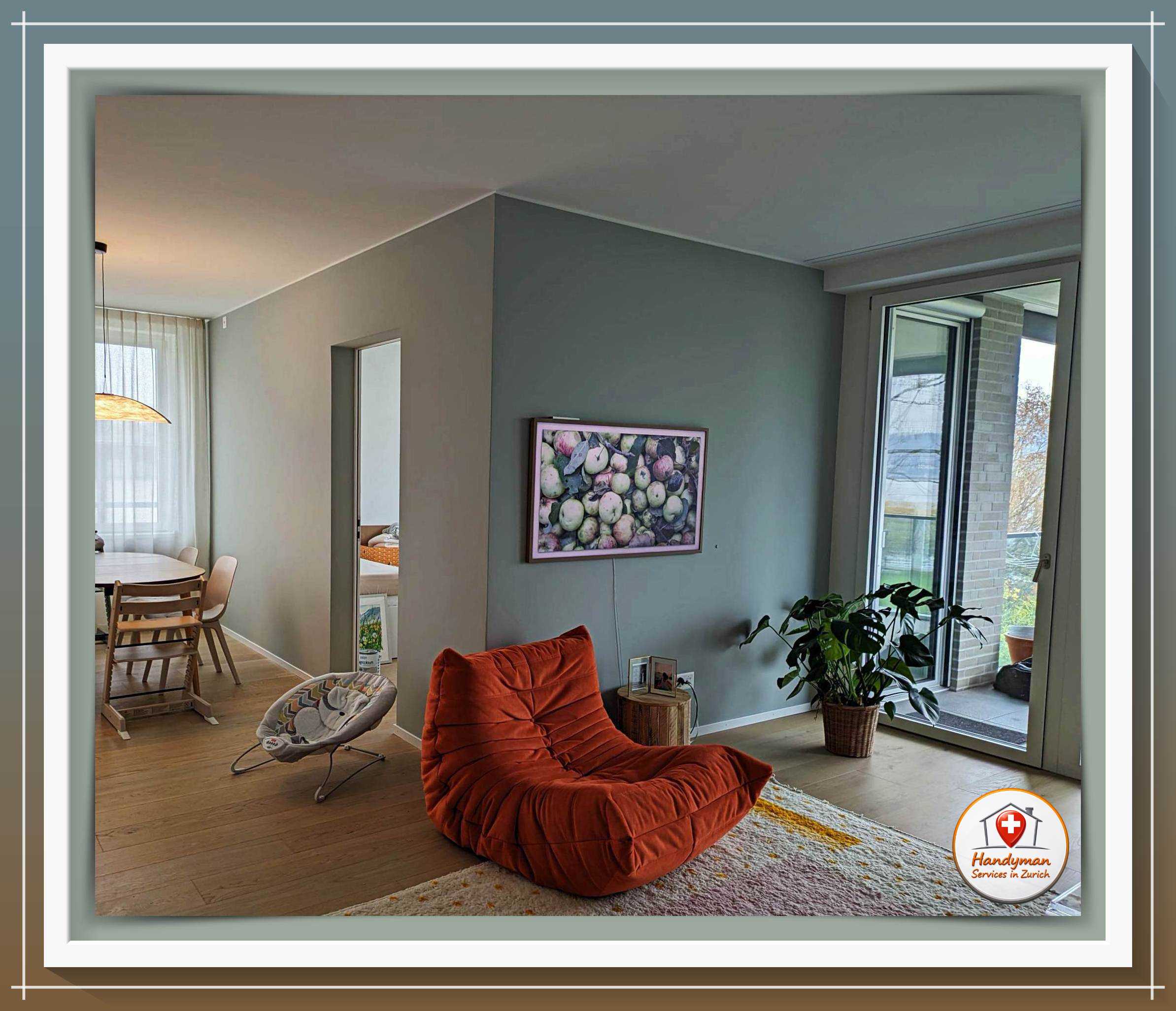 Giving that small touch of colour on just 2 walls, for a big change at your home ...